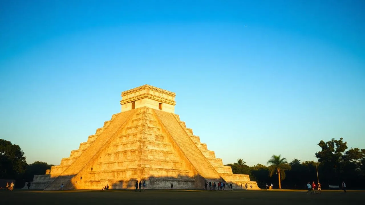 El Castillo pyramid Chichen Itza early morning best time to visit
