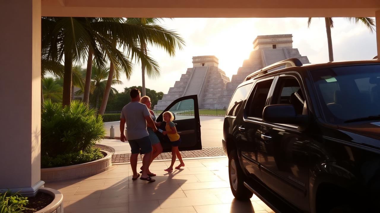 Chichen Itza private tour hotel pickup, direct departure no shared stops versus group bus rounds