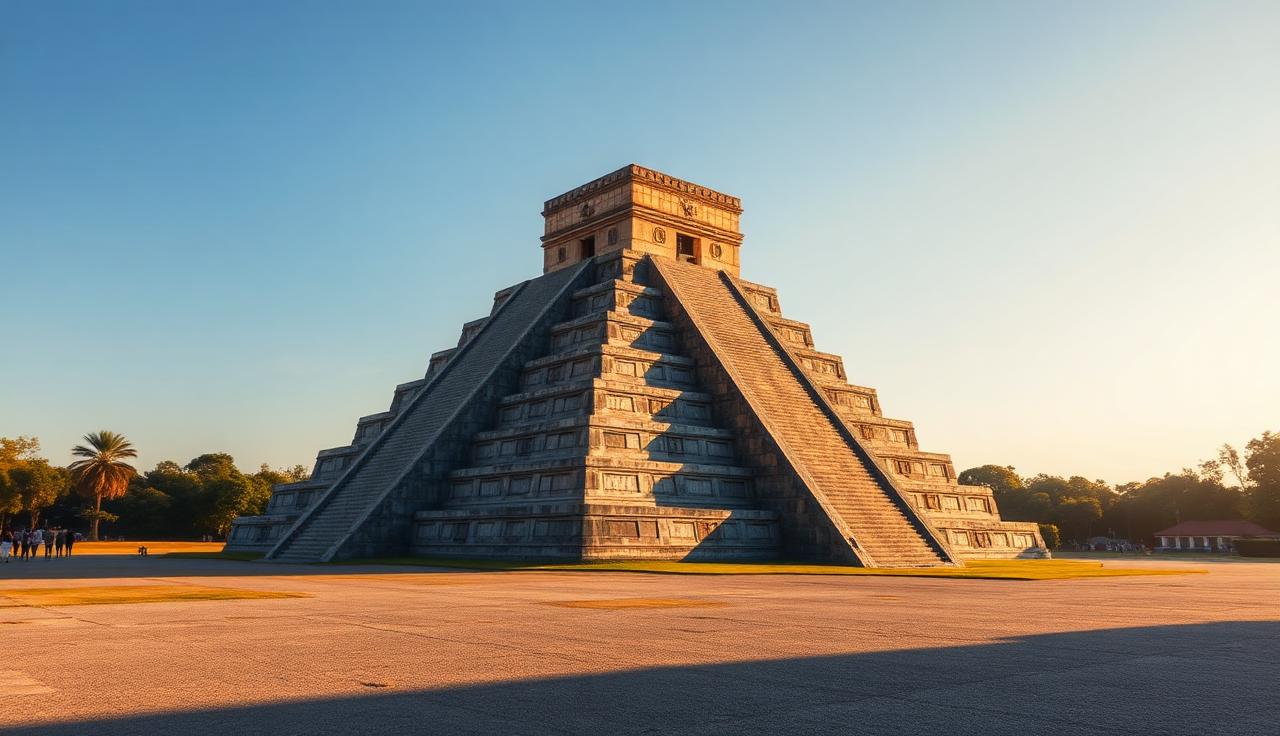 Is a private Chichen Itza tour worth it — El Castillo pyramid empty morning before crowds